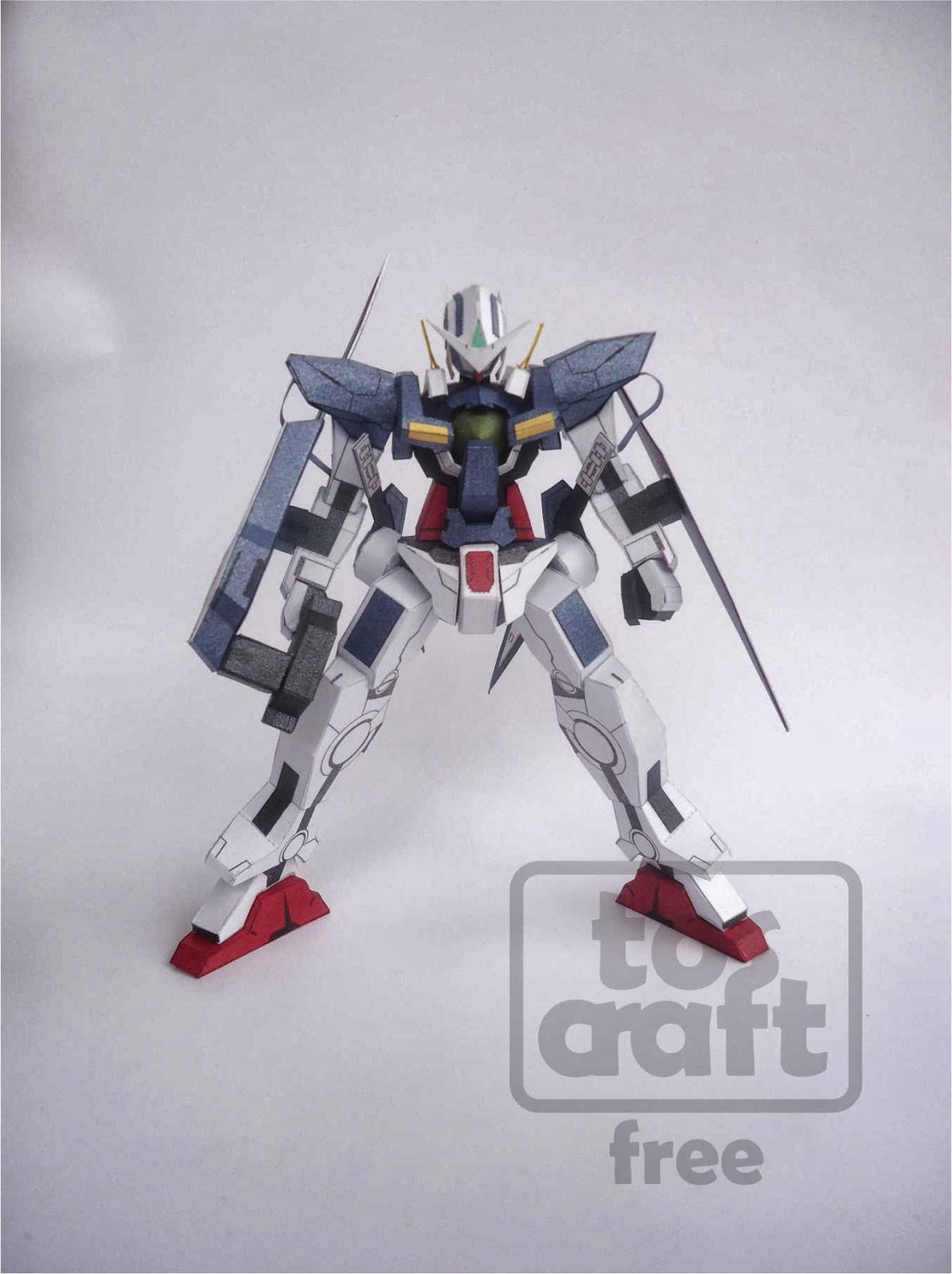Mini EXIA Gundam Paper Model