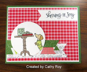Stampin' Up! Ready for Christmas Card by Cathy Roy ~ 2017 Holiday Catalog