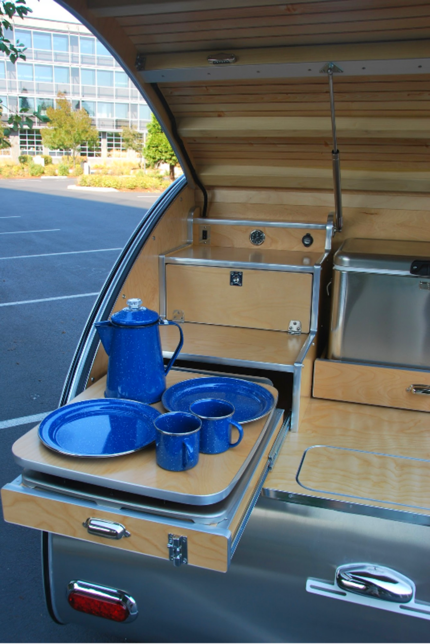 Tiny Yellow Teardrop Featured Teardrop High Camp Teardrop Trailers