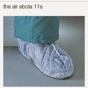 Funny Nike Air Ebola Shoes Joke Picture