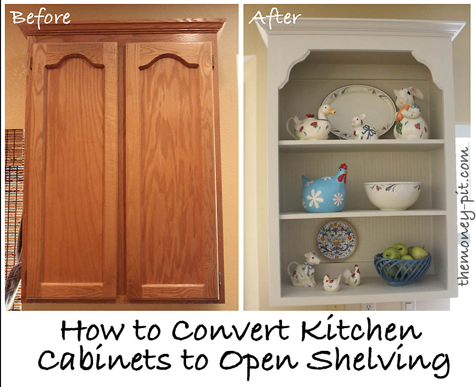 Turning Cabinets Into Custom Shelves, Transforming Bookcase Fatherly Love