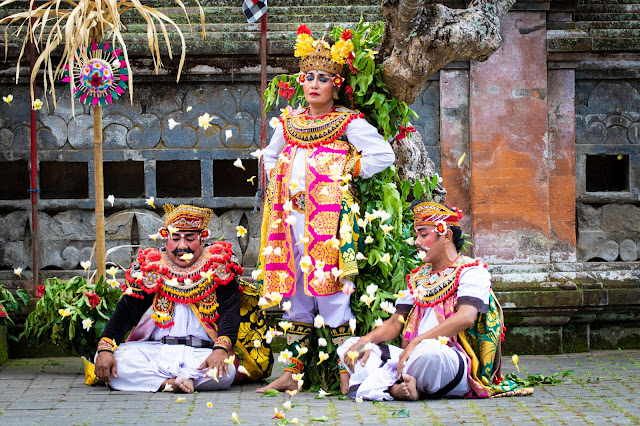 Spettacolo di danza tradizionale-Tempio Desa Batuan-Bali