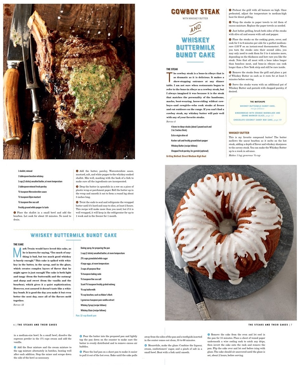 Recipe Weekend Steak and Cake by Elizabeth Karmel