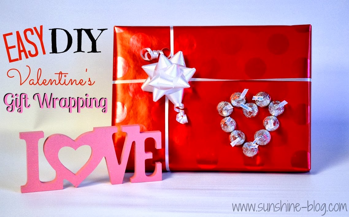 Sunshine!: Easy Valentine's Day Gift Wrapping