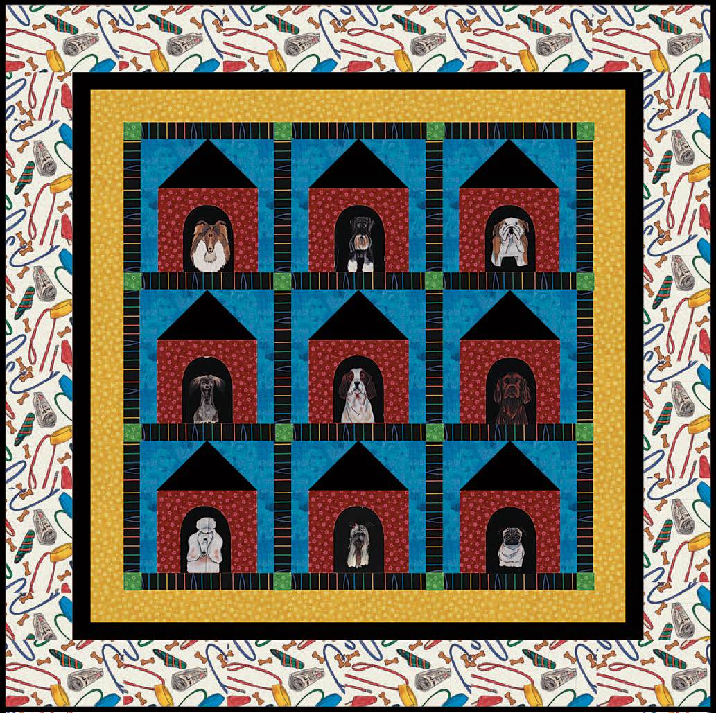 Quilt Inspiration Free pattern day Cat and Dog quilts!