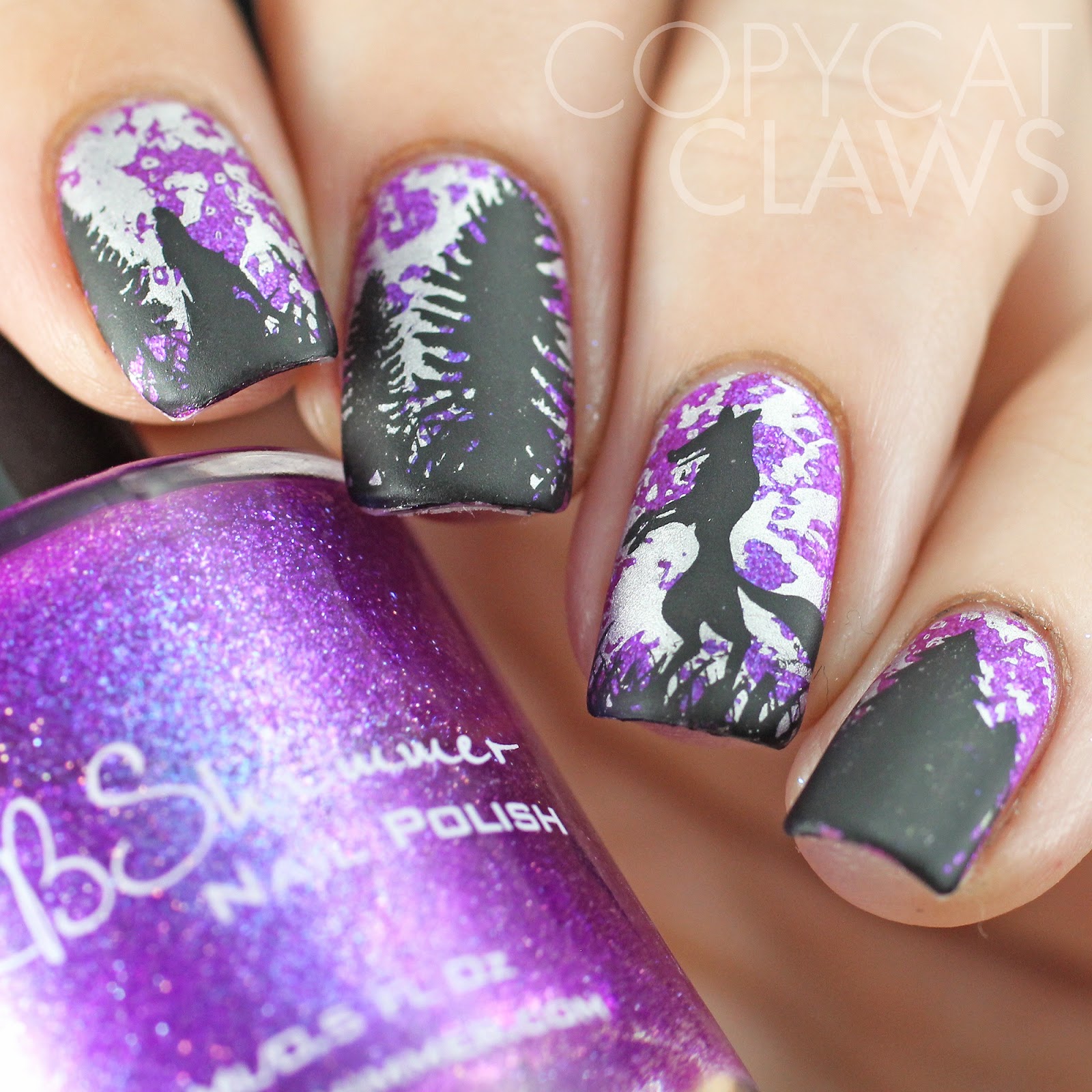 Copycat Claws Werewolf Nail Stamping