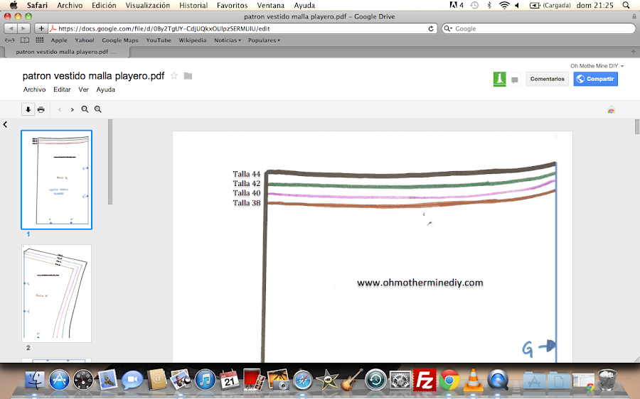 Cómo descargar los patrones y moldes gratis del blog. DIY, costura y moda.