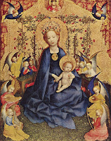 A Madonna do Jardim das Rosas - Stefan Lochner
