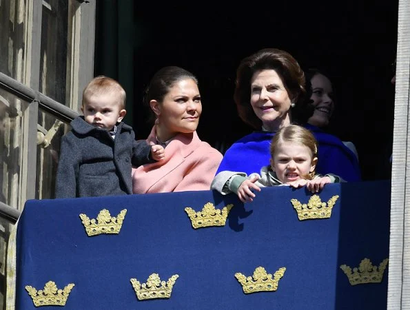 Queen Silvia, Crown Princess Victoria, Princess Estelle, Prince Oscar,  Prince Daniel, Prince Carl Philip and Princess Sofia, Princess Madeleine Birthday