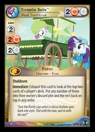 My Little Pony Sweetie Belle, Most Traditional Defenders of Equestria CCG Card