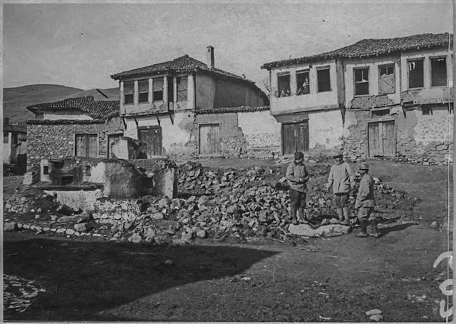 Consequences of the bombing of Bitola. January 1917