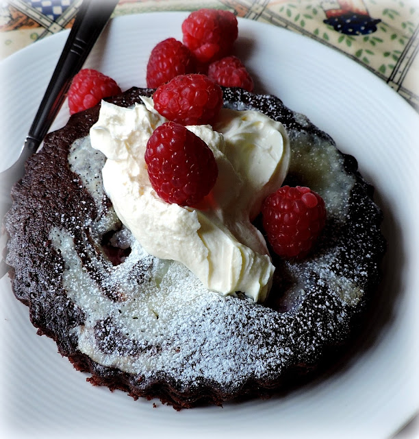 Fudgy Chocolate & Raspberry Tarts
