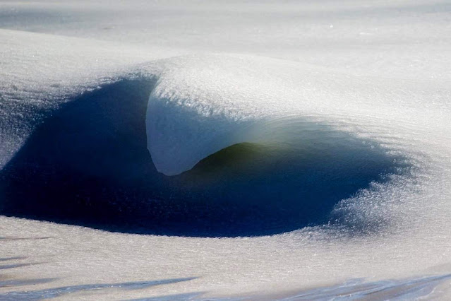 Incredibly Frozen ‘Slurpee’ Waves Spotted On The Coast Of Nantucket