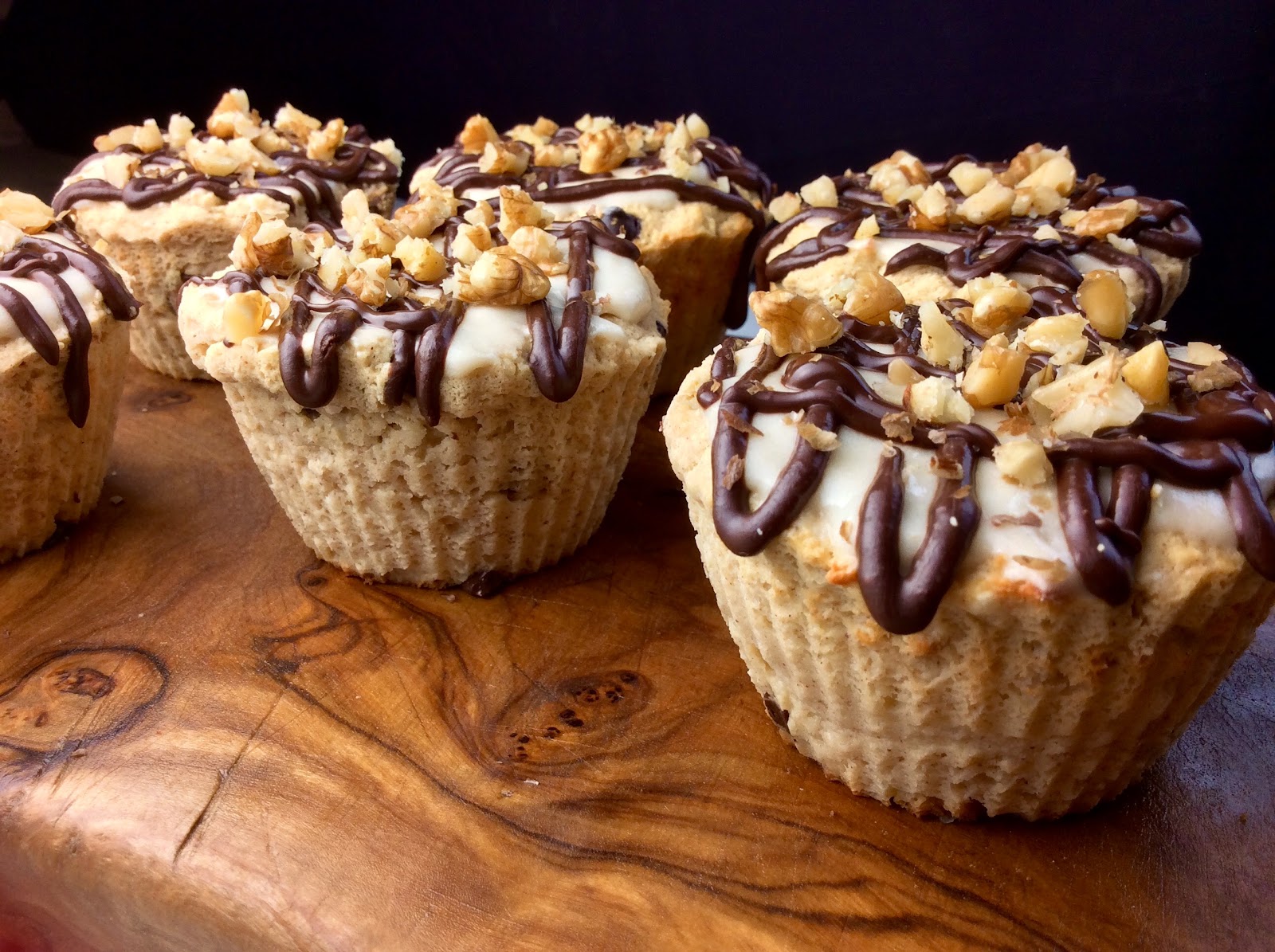 Food Fitness by Paige Banana Chocolate Chip Walnut Muffins