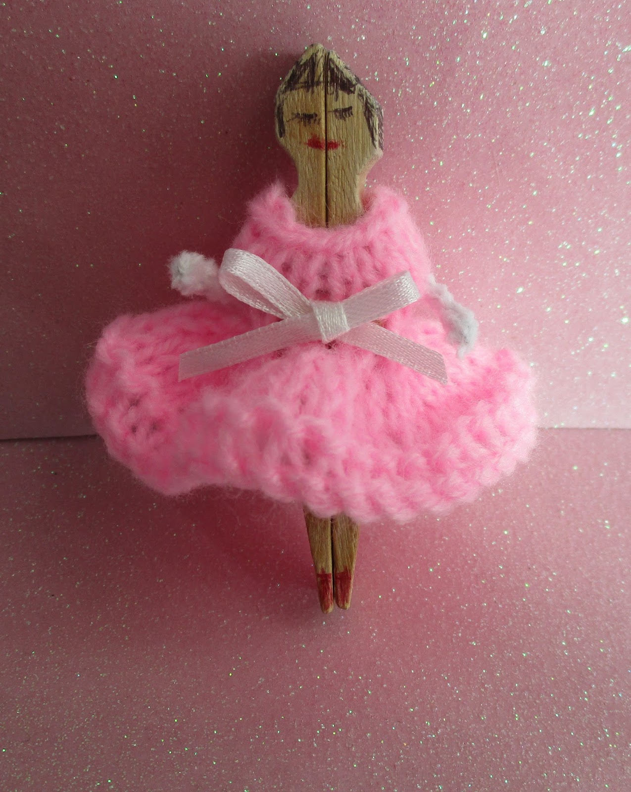 Taffy Lass Knits Sally Clothes Peg Dress