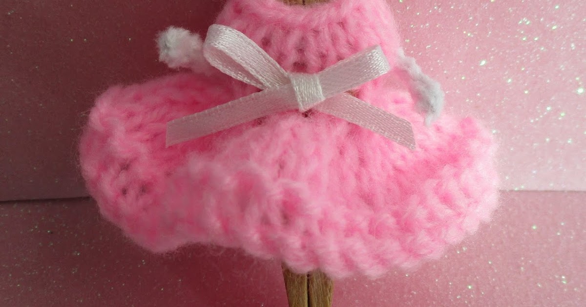 Taffy Lass Knits Sally Clothes Peg Dress