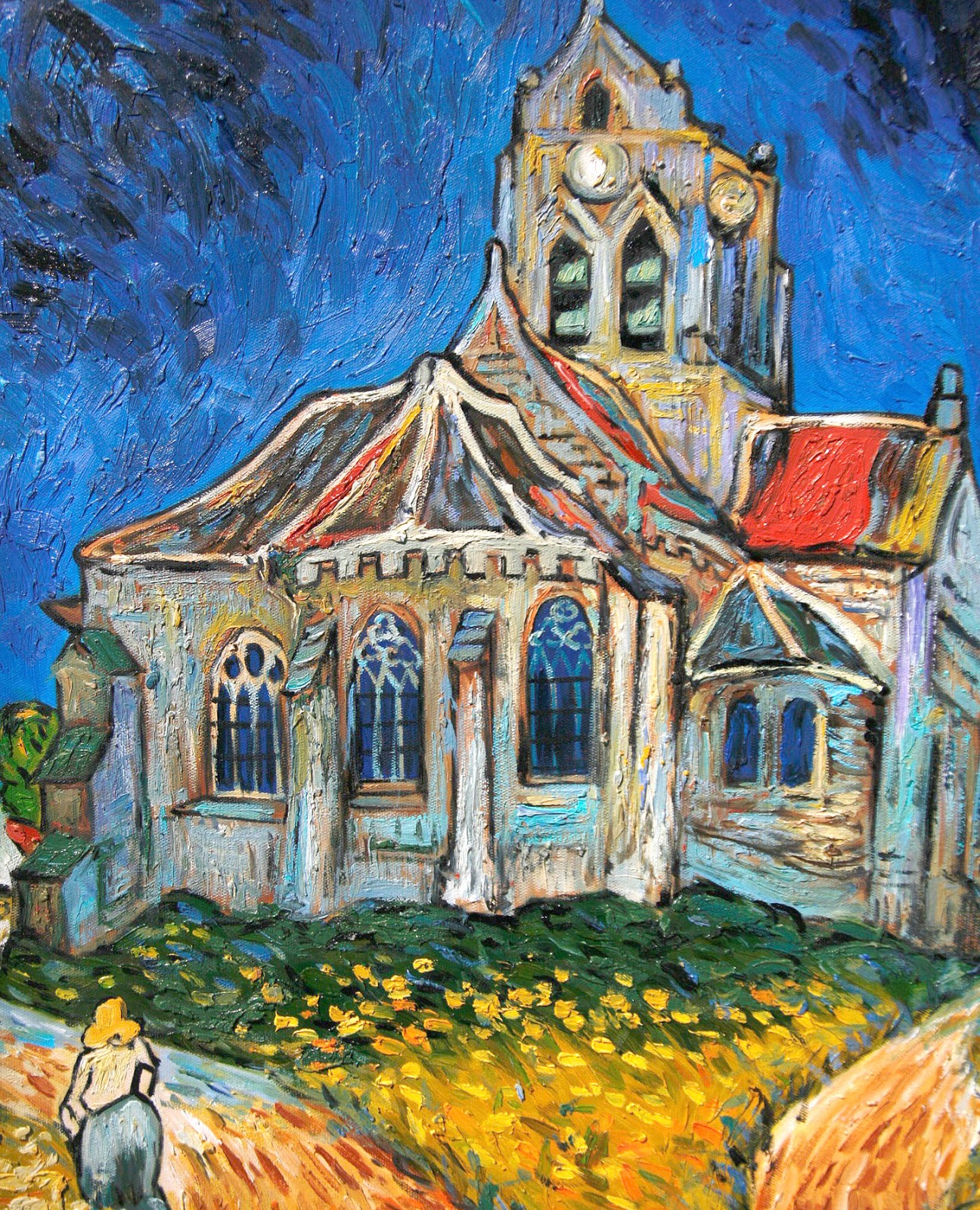 Peinture Van Gogh Auvers Sur Oise Van Gogh in Auvers-sur-Oise, France, 1890 | Masterpieces | Tutt'Art@
