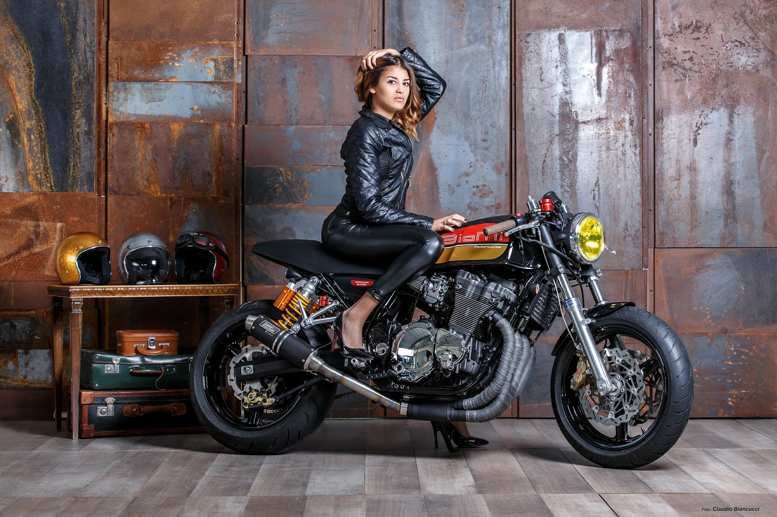 suzuki inazuma cafe racer