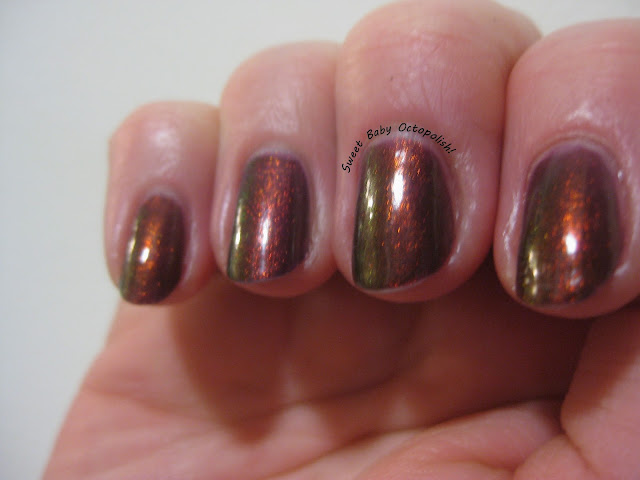 Starlight Polish Phoenix Feathers and Ninja Polish Divinity