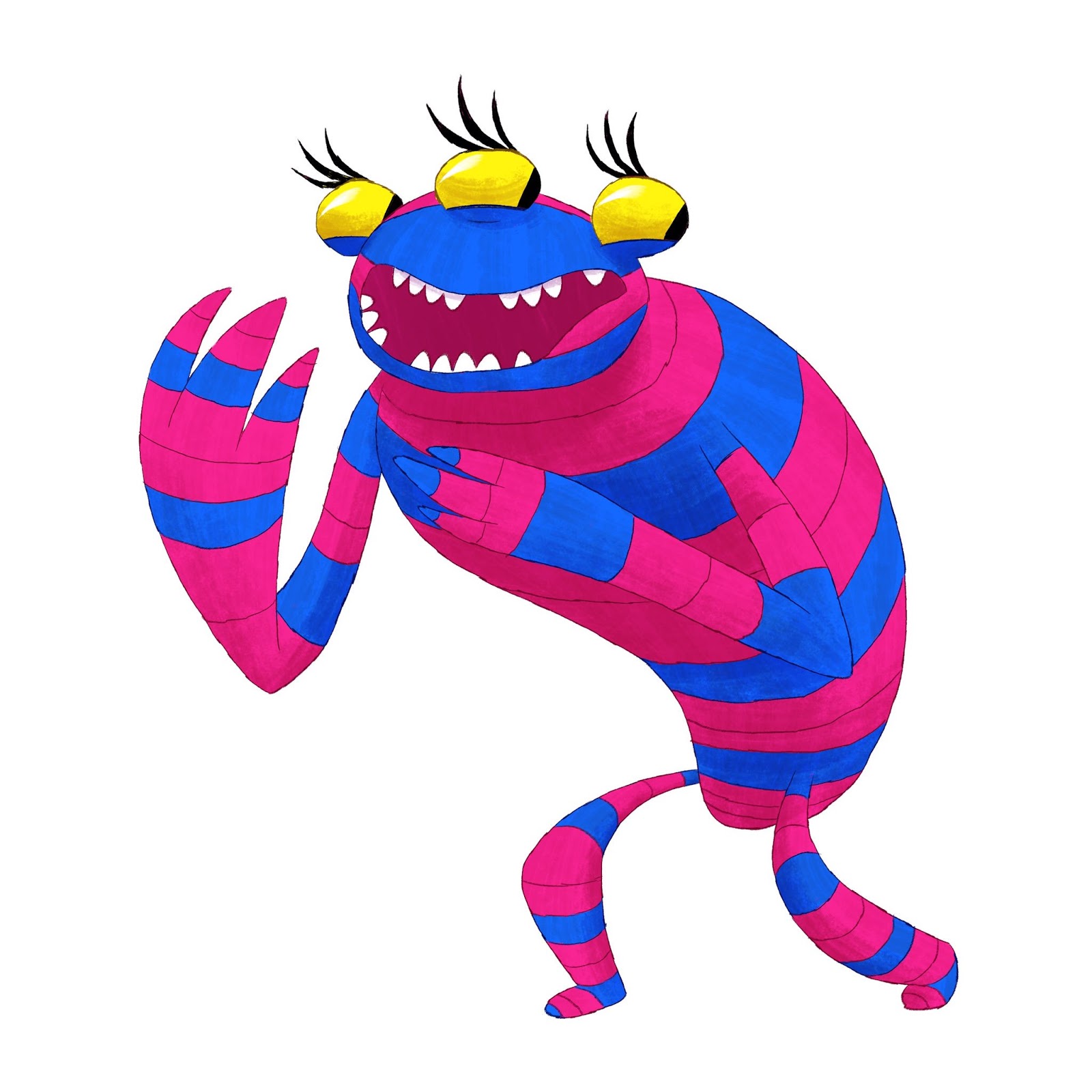 Chicken Nugget Lemon Tooty Monsters Go