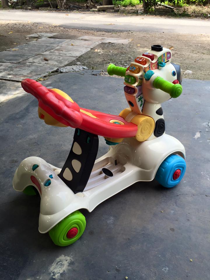 MIMIEDRINA PRELOVED BABY SHOP VTECH 3IN1 ZEBRA SCOOTER