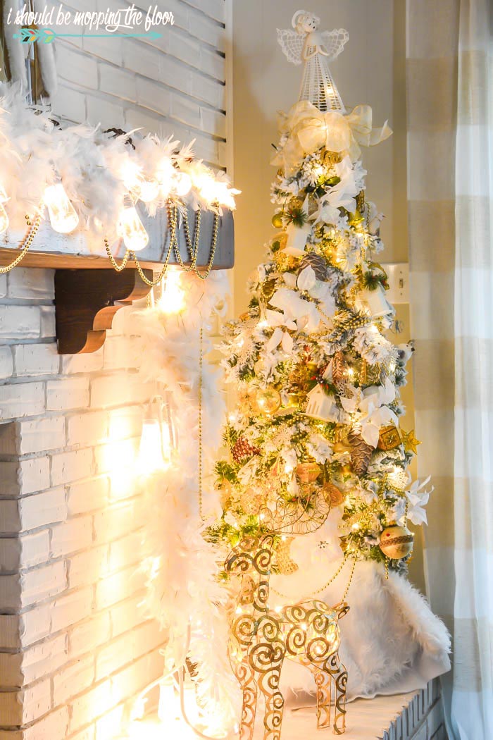 Gold and White Christmas Tree