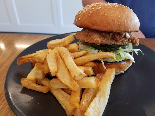 Lorna, Ferntree Gully, southern fried chicken burger