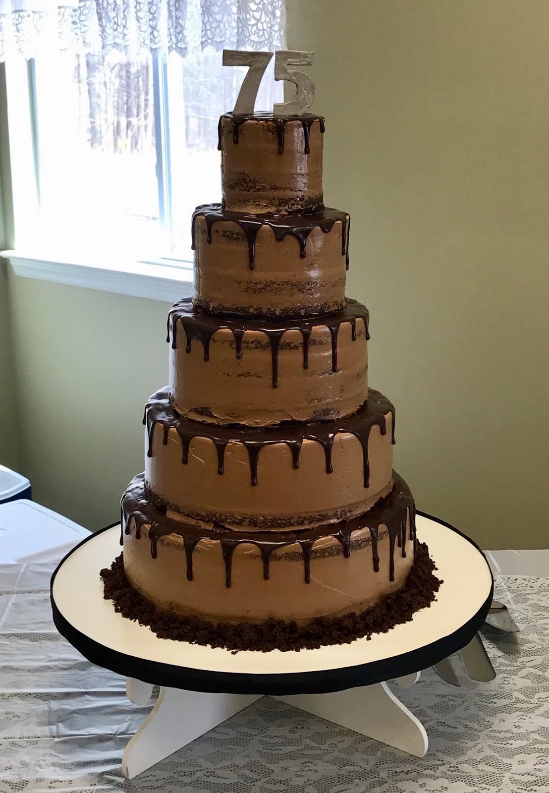 Cakes by Becky: BIG Chocolate Birthday Cake