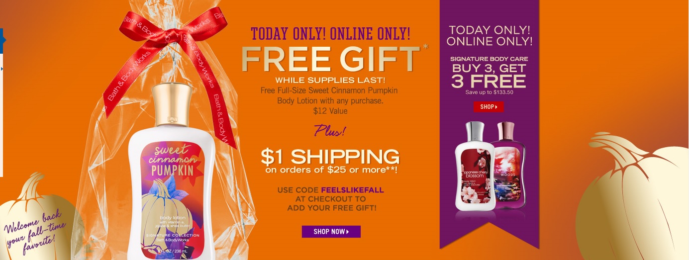 Life Inside the Page Bath and Body Works Buy 3 get 3 Free sale and