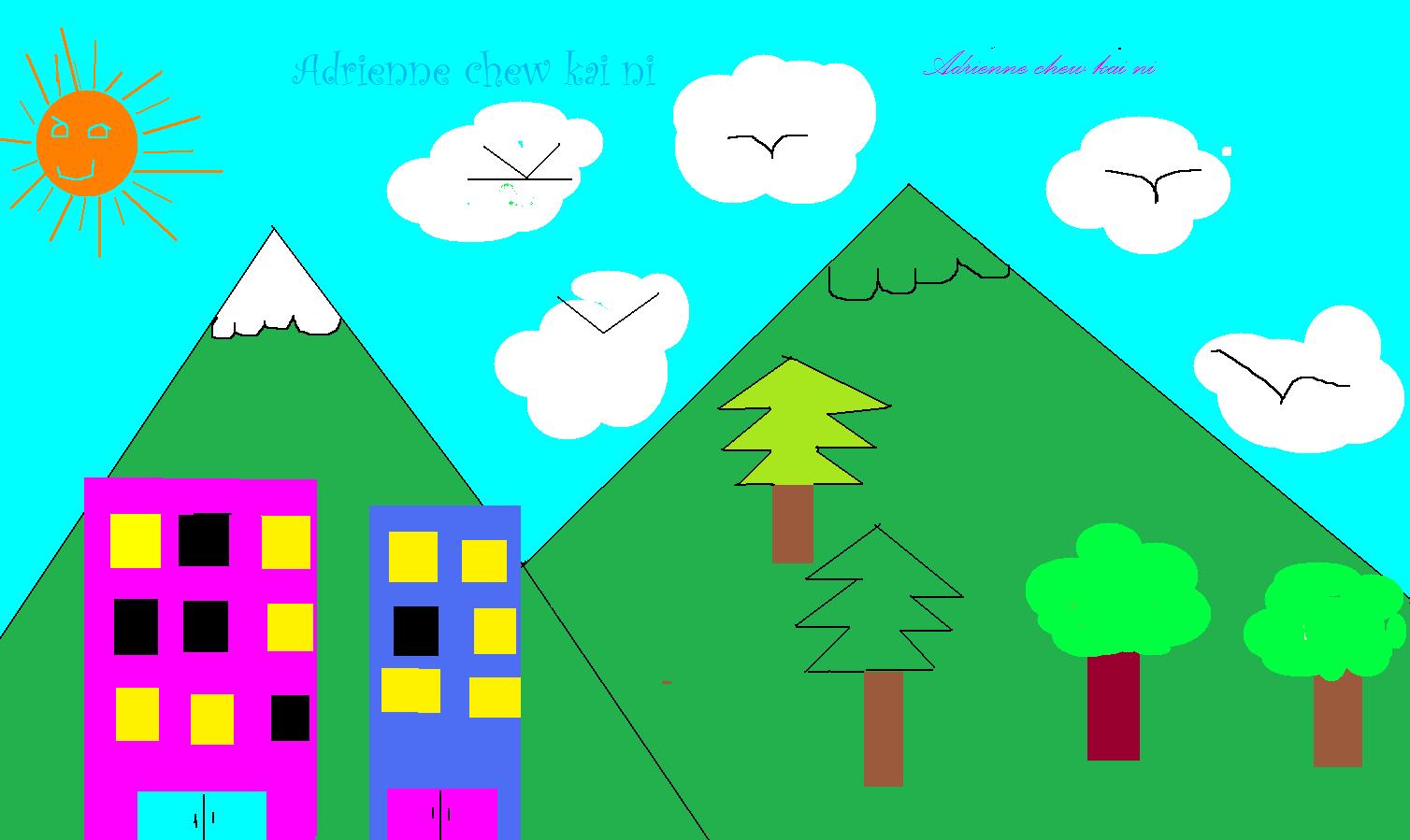 The Sweet Stories My computer painting