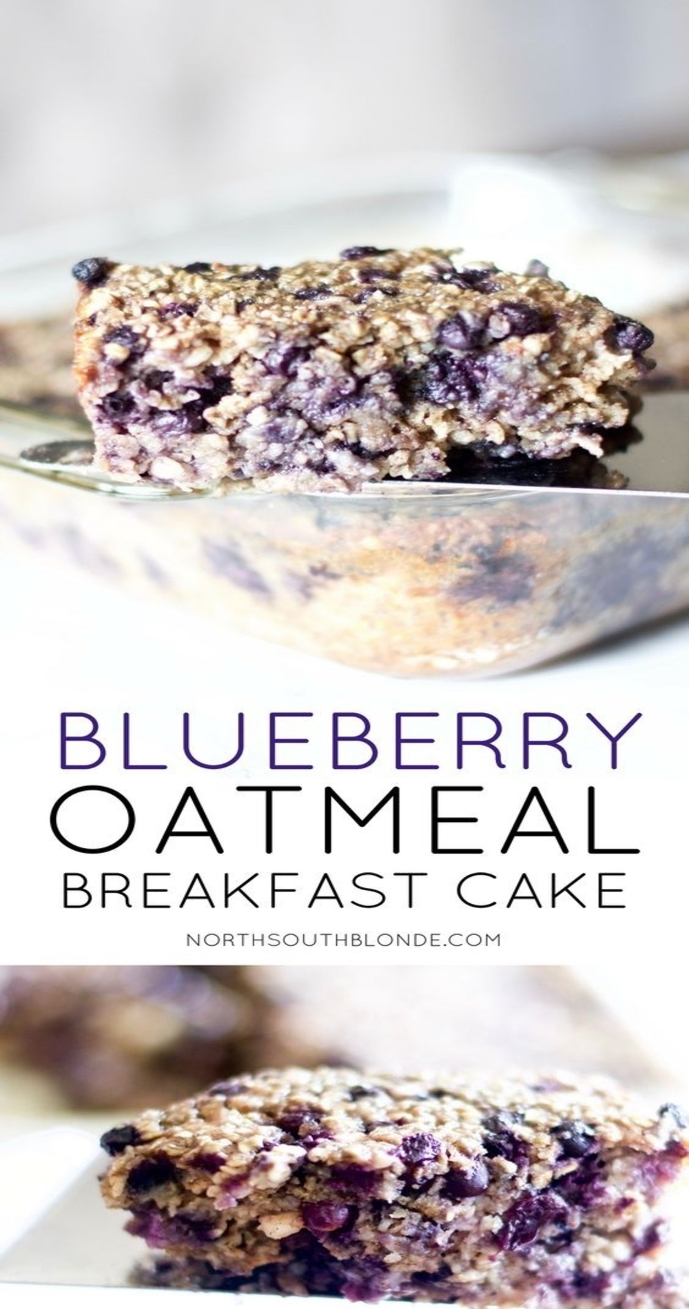 Oatmeal Blueberry Breakfast Cake