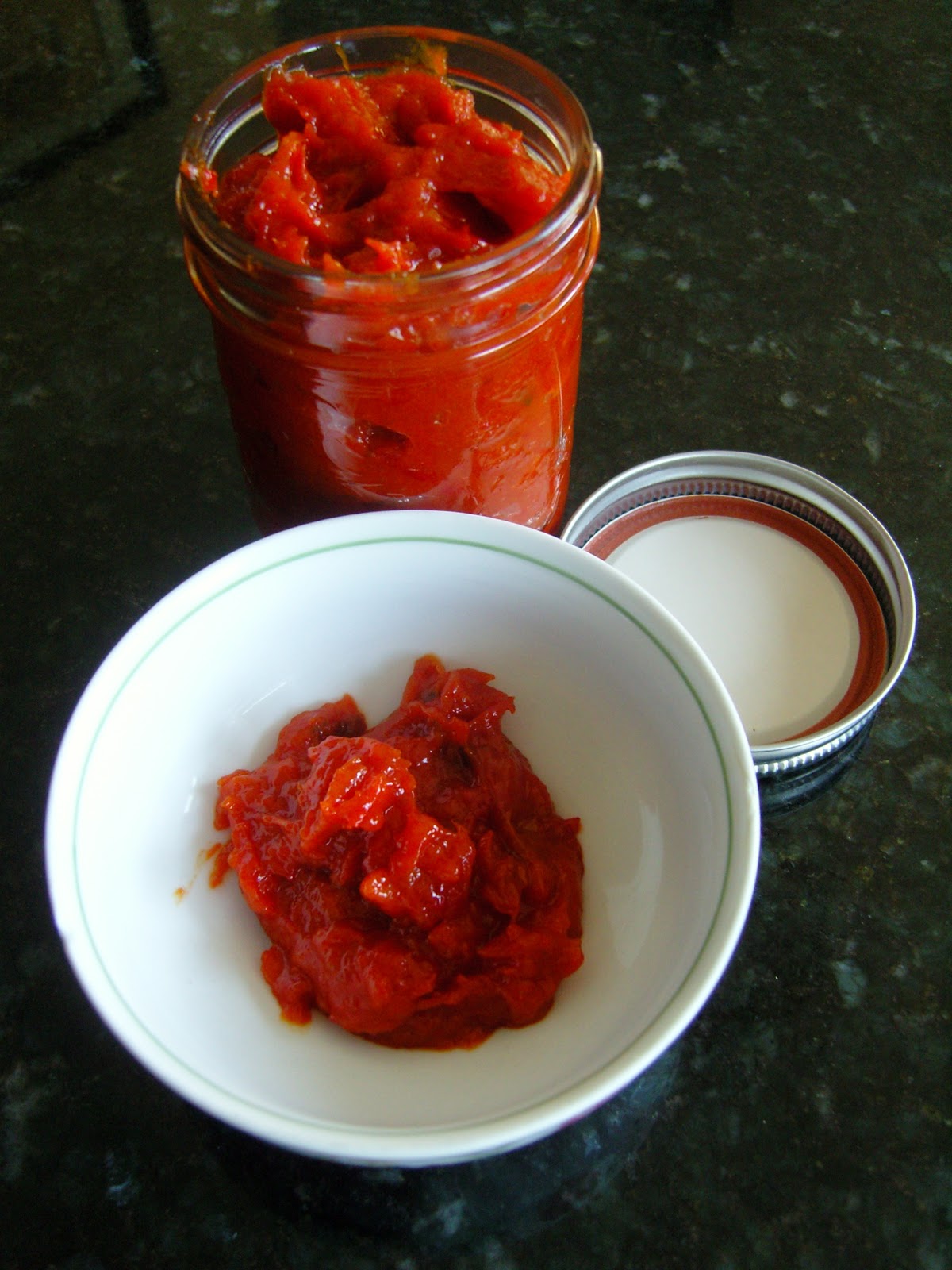 La Mia Cucina Persiana Marmellata Di Peperoni Con Zenzero E Zucchero Di Canna