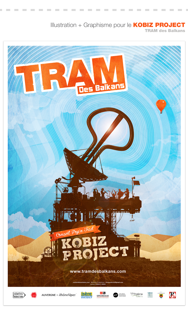 Tram des Balkans Affiche concert