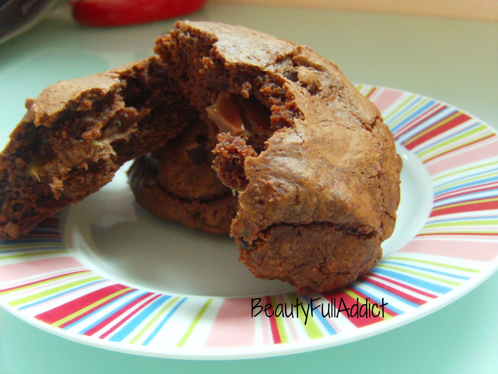 BeautyFull Addict Baking Post Nutella Caramel Cookies