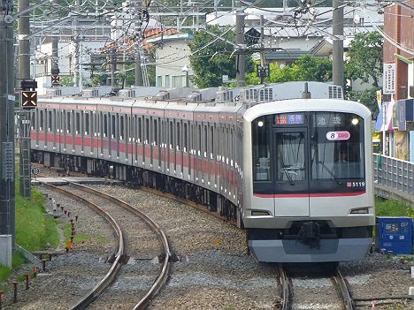 レール7 切符補充券珍行先 東急東横線 各停 池袋行き1 5050系 平日のみ運行