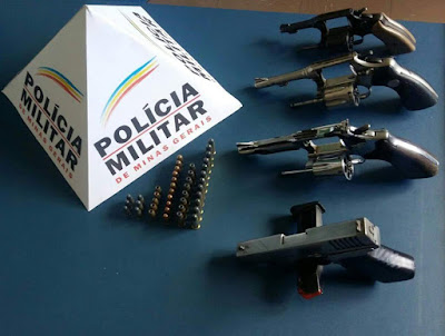 Forças Policiais - Armas apreendidas