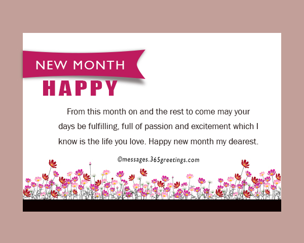 new month sms
