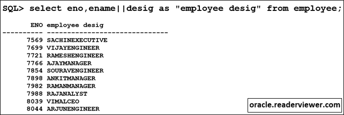 Oracle Tutorial: SELECT statement in Oracle