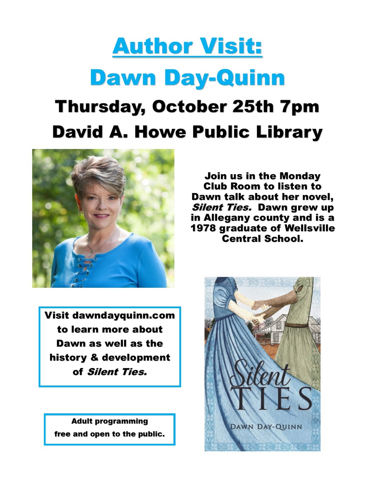 Wellsville Regional News (dot) com Author to visit Howe Library in