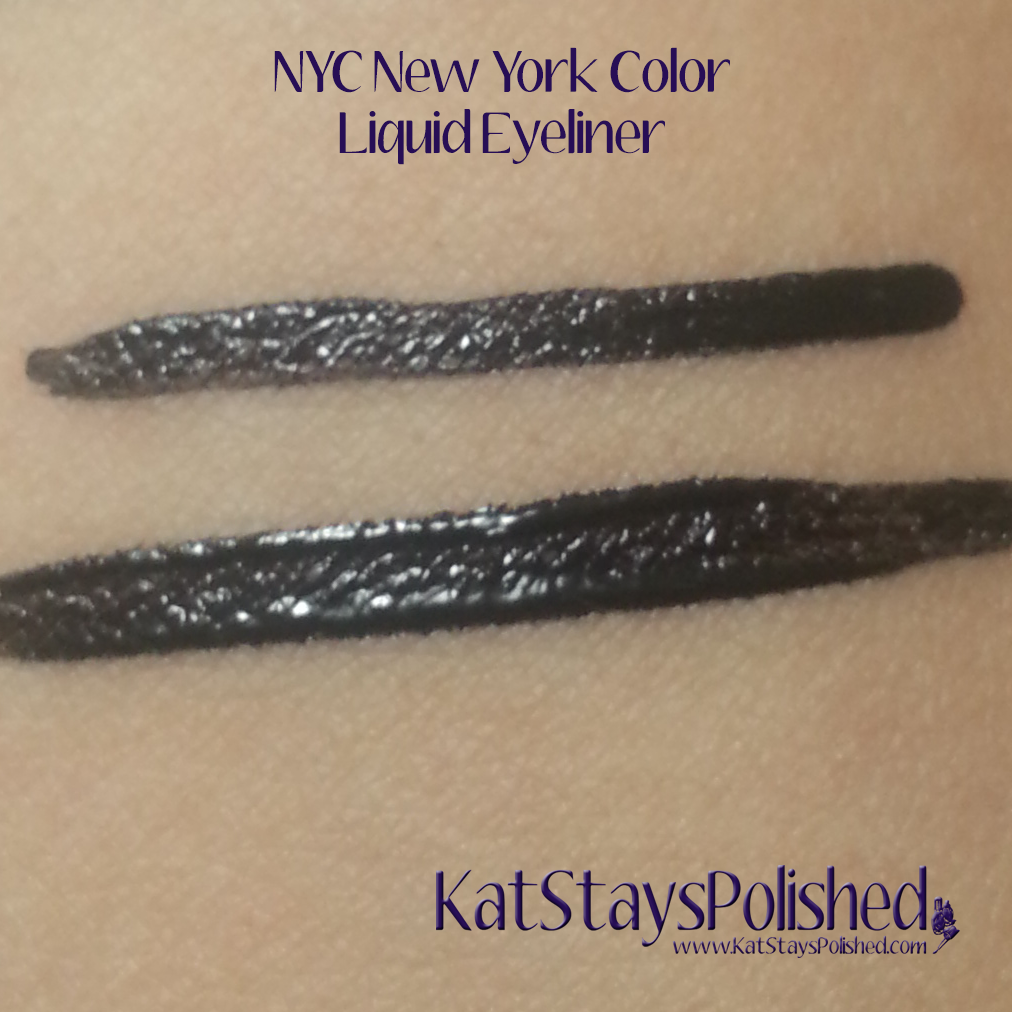 NYC New York Color: Midnight Beauty Liquid Eyeliner | Kat Stays Polished