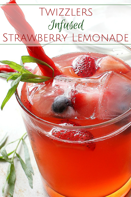 twizzlers infused strawberry lemonade