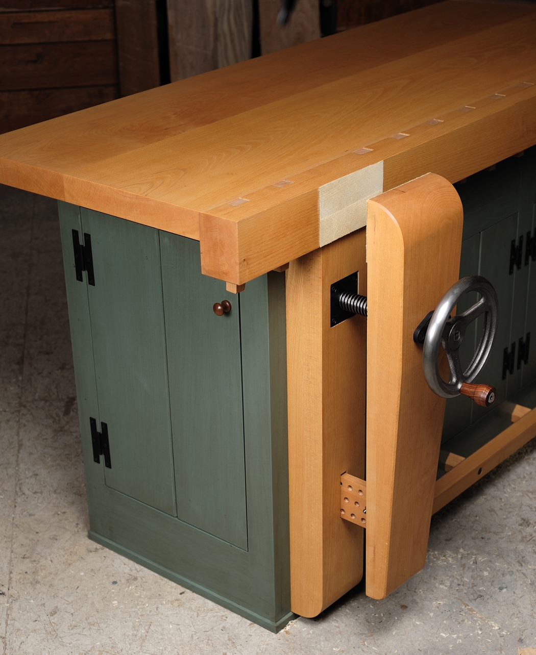 Blueprint Benchcrafted shaker workbench Woodworking Design