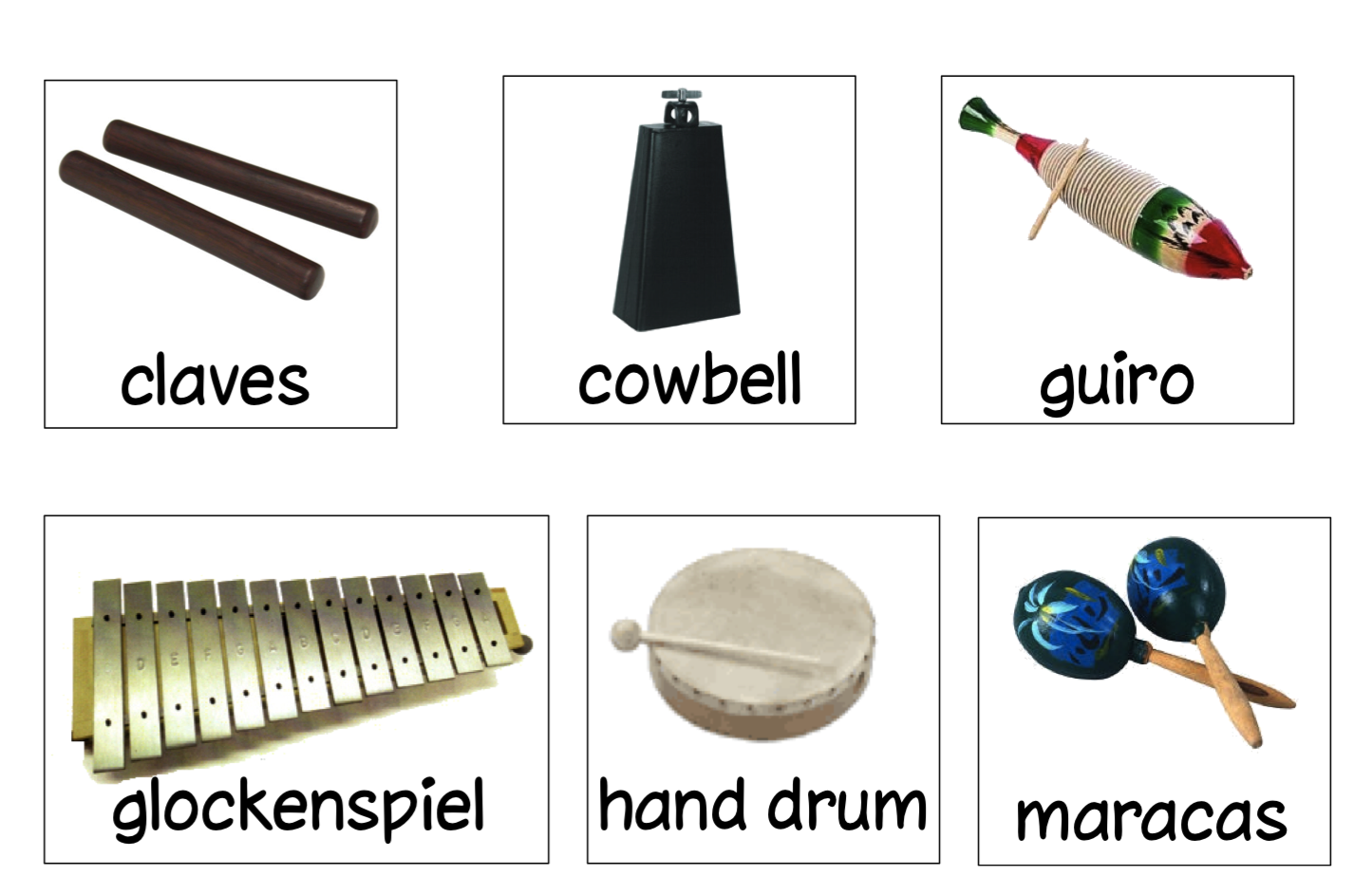 1st Grade Percussion Resources TECHNOLOGI INFORMATION