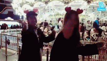 어제 롯데월드 간 아이돌 커플 | 인스티즈