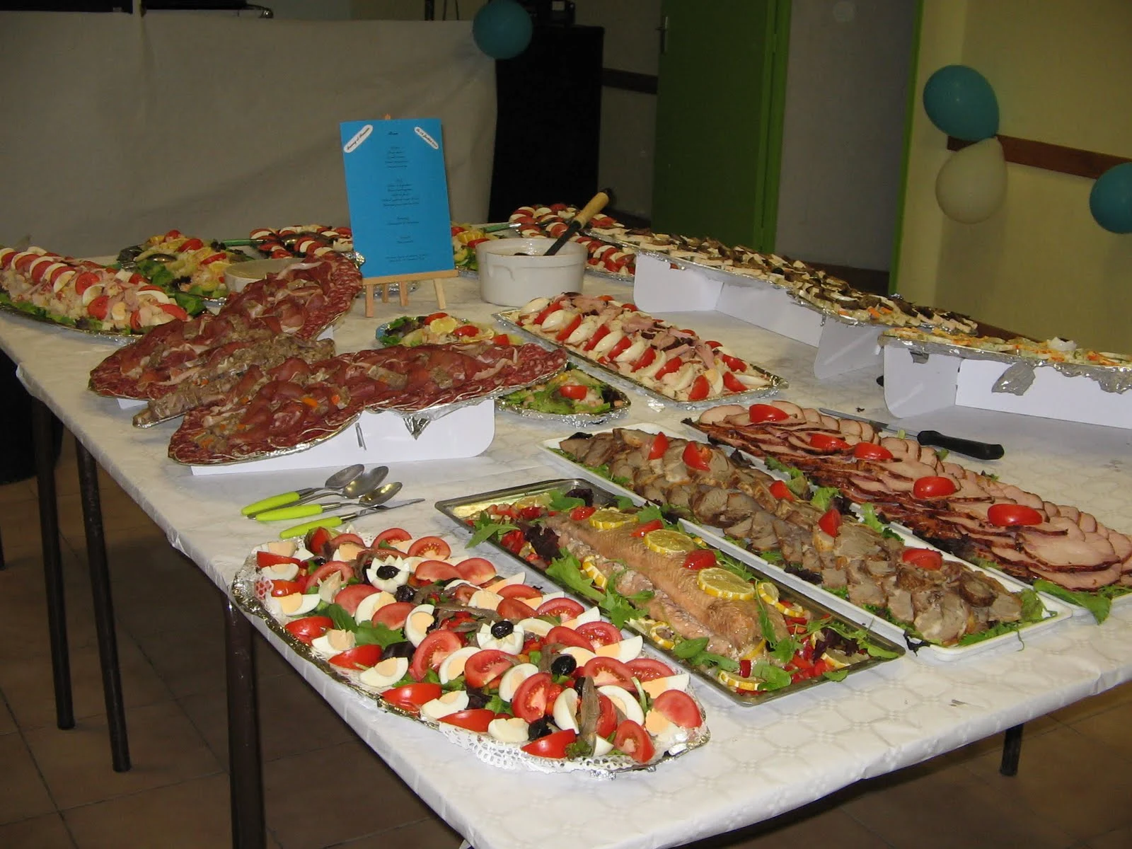 La marmotte gourmande: buffet froid "mariage"