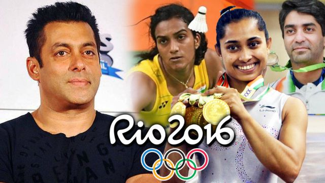 Salman Khan Cheque To Each Olympic Athlete