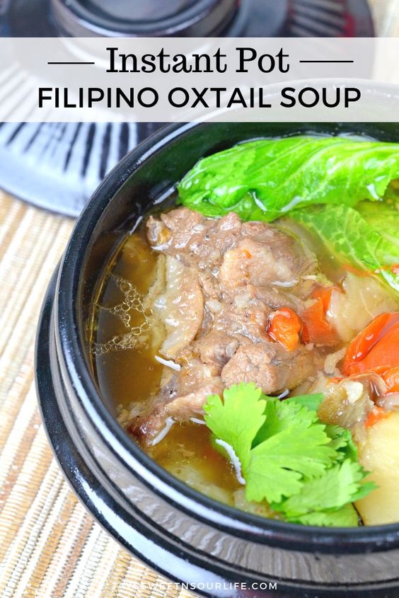 Pressure Cooker Filipino Oxtail Soup