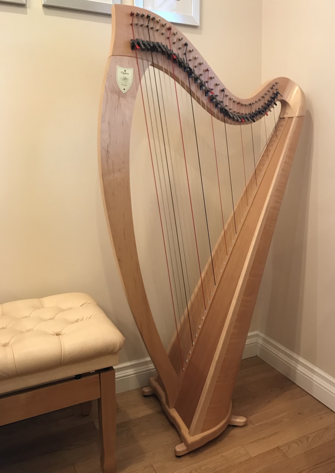 HARP IN LA HARP INFO 2 LYON & HEALY OGDEN LEVER HARP 2266