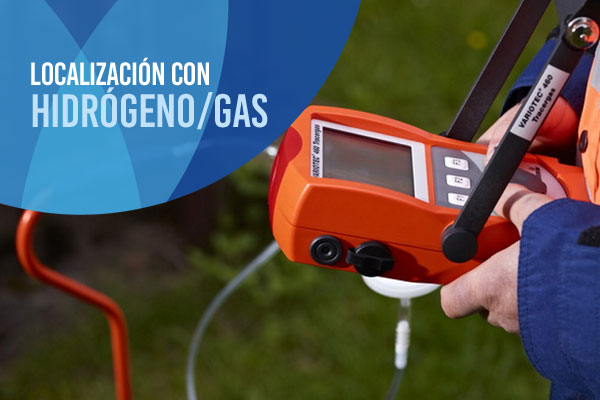 Localización de fugas de agua con hidrógeno/gas trazado Localización de fugas de agua con hidrógeno/gas trazado
