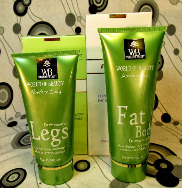 world of beauty dermaceutical fat body e legs care gel